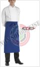 Grembiule Francese Lungo Cuoco Chef Banconiere Barista Ego Chef Italia Blu Royal Art.6107005C