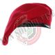 Basco Boina Fostex Militare Beret Rosso Fuoco Bordino Pelle Esercito Vigilanza Sicurezza Polizia Parà Art. 211117-R