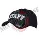 Cappellino Baseball SFAFF Ricamato in 3D Per Manifestazioni Congressi Concerti Art. 215151-254