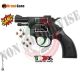 Pistola a Salve Calcio Nero Rivoltella Scaccia Cani Starter Sonoro Revolver Olimpic 6 mm Bruni Art. OLIMPIC-NERA