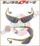 Occhiali da Tiratore con Tappi Antirumore Integrati SwissEye Shooting Glas  SABBIA  40252 Art.256103