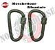 Coppia Moschettone Militare Verde Art. 27535B