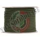 Corda Cordino Modello Paracord Commando Rope Colore Nero o Verde OD Rotolo da 60 Metri da 3 mm Fosco Art. 319438