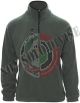 Pile Maglione Maglioncino Zip Collo Verde Militare DOLOMITI+ Payper Art. DOLOMITI+V