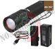 Torcia Tattica Ricaricabile con Fodero Mil-Tec - Operator MT1R Rechargeable Flashlight - 500lm Guardie Giurate Polizia Carabinieri GPG IPS Art. 15153000