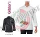 Giacca Mirko Bianca o Nera  Chef Cuoco Ristorazione  GIBLOR'S Anche Personalizzata Art. 14P08