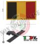 Patch 3D Gommata con Velcro 3D PVC Bandiera Belgio INC101 Art. 444110-3513