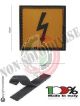 Patch Gommata 3D cm 4.00x4.00 Dangerous Voltage Attenzione Alta Tensione INC101 Art. 444120-3597