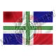 Bandiera Flag da Bastone Groningen Vlag 100x150 Eco  Art.447200-085