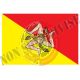 Bandiera Flag da bastone Regione Sicilia cm 100x150 Eco Art. 447200-073