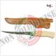 Coltello per Sfilettare  Finlandese Pesce Classico Manico in Legno di Betulla con Fodero Fox Outdoor Art. 45290