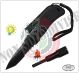 Coltello Emergenza Sopravvivenza + Mgnesio + Torcia Multi Function Torch MFH  Art.45453