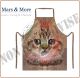 Grembiule con Pettorina Professionale Immagine Gatto Tabby  Mars & More Art.7165854