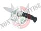 Coltello Serramanico con Fodero Knife Caccia Tepo Libero Alpinismo Collezione  Fox Maniago Italia Art. 578ANVS