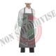 Grembiule Cucina Pettorina con Tascone cm 90x70 New Grey Stripe Ego Chef  Art. 6103066C