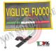 Patch Toppa PVC Gommata Vigili del Fuoco VVFF  3D con Velcro NEW Art. PVC-VVFF