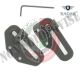 Coppia Passanti in Rubber-Tech con Asola h.60 per Fondina 6088 & 6085 Radar1957 Italia Art. 6500-0096