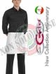 Grembiule Falda Barman Banconiere Con Tascone White cm 40x70 Art.6100001N