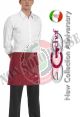 Grembiule Falda Banconiere Con Tascone Red Rosso Fuoco cm 40x70 Art.6100007C