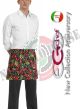Grembiule Falda Banconiere Con Tascone Tomato Pomodori cm 40x70 Ego Chef Art. 6100107A