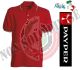 Polo Manica Corta Rossa Modello Italia Tricolore Neutra Italia Red Payper Art. 988444