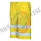 Pantalone Corto Bermuda Alta Visibilità Giallo Fluo Industrial Starter Protezione Civile Art. 8434