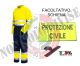 Tuta Bicolore Alta Visibilità Giallo + Blu Protezione Civile Nazionale Volontaria Certificata  Starter Art.8570 IS AV