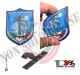 Patch Toppa Gommata 3D PVC Polizia Penitenziaria Nucleo Investigativo Centrale NEW Art. PVC-25