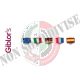 Pins Spilla da Bavero Bandiere Italia Spagna Germania Francia  Europa Giblor's Italia  Art. A035