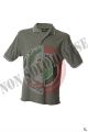 Polo Manica Corta  Verde Militare Modello Italia Tricolore Neutra Aosta Army Green Art. 988446