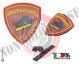 Patch Toppa PVC Polizia di Stato Squadra Volante 3D con Velcro NEW  Art. PVC-5