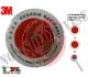 Adesivo Per Paletta Rosso 3M A.E.Z.A  Associazione Guardie Ambientali Art. R01111