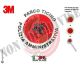 Adesivo di Ricambio per Paletta cm 15.50 classe III° Omologato A.V. Alta Rifarzione Nido D'ape Parco Ticino Polizia Amministrativa Art. R0-PTPA
