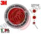 Adesivo di Ricambio 3M Per Paletta Rosso VIGILANZA AMBIENTALE GUARDIA PARTICOLARE GIURATA Art. AD-VAGPG
