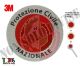 Adesivo 3M Per Paletta Rosso Protezione Civile Nazionale  Art. R0019