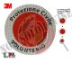 Adesivo 3M Per Paletta Rosso Protezione Civile Volontario Art. R0020