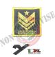 Gradi Velcro per Polo e Tuta OP Guardia di Finanza Brigadiere Capo Carica Speciale GDF 6x6 Art. GDF-OPN1