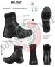 Anfibio Stivaletto Stivale Security SWAT Vigilanza Guardie Giurate GPG IPS Polizia Black Security Boots Lavoro con Putale Mil-Tec Art. 12837000