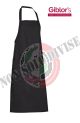 Grembiule con Pettorina Amsterdam Nera Originale Giblor's Art. 1100