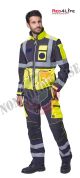 Completo Operativo Giubbino Giacca Maniche Staccabile + Pantaloni  Professionale Certificato Protezione Civile Elasticizzato Novità Red4Life Siggi Art. 08GB0725-08PA1341