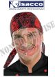 Bandana Sagomata Professionale Teschi Pirata Skull Isacco Italia Art. 124177