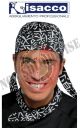 Bandana Sagomata Professionale Cuoco Chef Alimentarista Shushi Isacco Italia Art. 124072-S