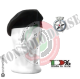 Basco Spagnolo Nero con Fregio Croce Rossa Militare Italiana CRI FAV Italia  Art.FAV-CRIM