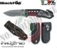 Coltello Rescue Intervento Black Fox Tactical knife Nero G10 Titanium Vigili Del Fuoco 118 Soccorso Sanitario Protezione Civile BF 115 Art. BF-115