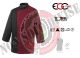 Giacca Cuoco Chef Possibilità di Personalizzazione con Nome Bordeaux Fang Ego Chef Italia Air Art. 2045003C