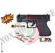 Pistola a Salve Bruni MiniGap Glock Nero 8 mm a Salve Prodotto Italiana Starter Sport Piccioni Art. BR-1100