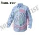 Camicia Militare Azzurra Manica Lunga Mil Tec Guardie Giurate Aeronautica Vigilanza GPG IPS Art. 10931011