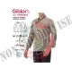 Giacca Professionale Cuoco Chef Slim Fit  PERSEO Simone Rugiati  Giblor’s Italia Colore Tortora con Nome Ricamato Art. 17P08G953