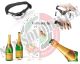Cavatappi Professionale per Bottiglie Champagne o Spumante Vin Bouquet Art. FID022