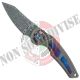 Coltello Serramanico Chiudibile Damasco Fox Jupiter DPB Art. FX-555 DPB
